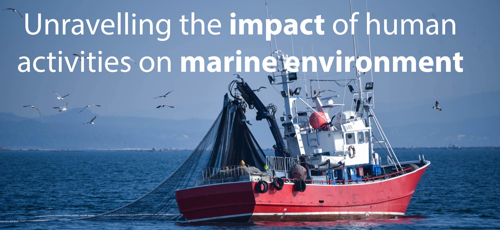 Impact of human activities on marine environment